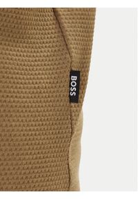 BOSS T-Shirt Tiburt 240 50452680 Khaki Regular Fit. Kolor: brązowy. Materiał: bawełna #3