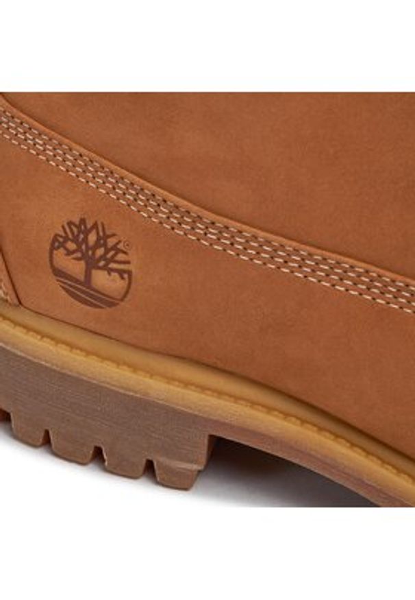 Timberland Trapery 6 In Premium Fur/Warm Lin TB0A2E312311 Brązowy. Kolor: brązowy. Materiał: nubuk, skóra