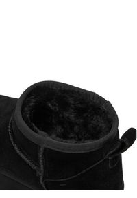 DeeZee Śniegowce DZN-005 Czarny. Kolor: czarny. Materiał: zamsz, skóra #7