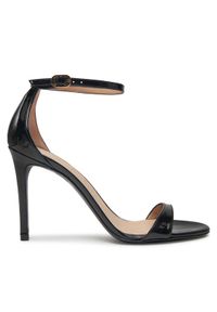 Stuart Weitzman Sandały Nudist II Sandal SJ995 Czarny. Kolor: czarny. Materiał: skóra #1