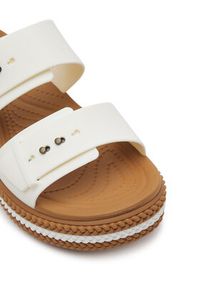 Crocs Klapki Brooklyn Woven Buckle 209978 Biały. Kolor: biały