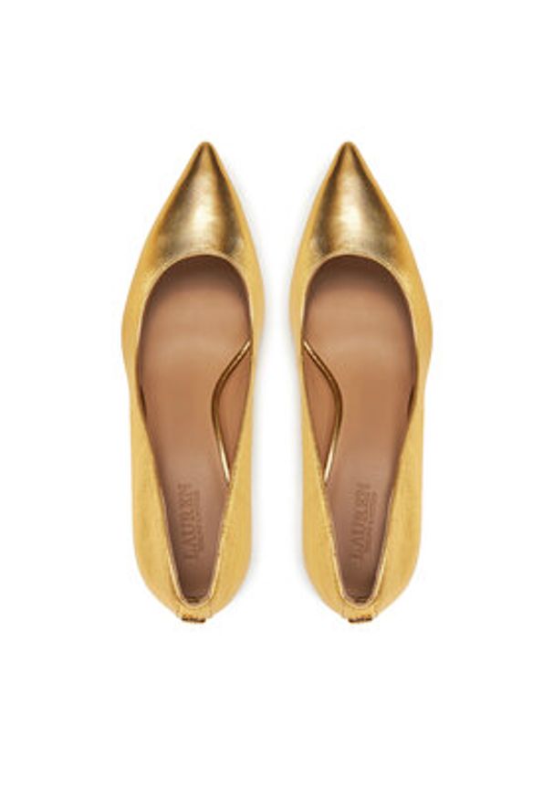 Lauren Ralph Lauren - LAUREN RALPH LAUREN Szpilki Lanette 802978205001 Złoty. Kolor: złoty. Materiał: skóra. Obcas: na szpilce