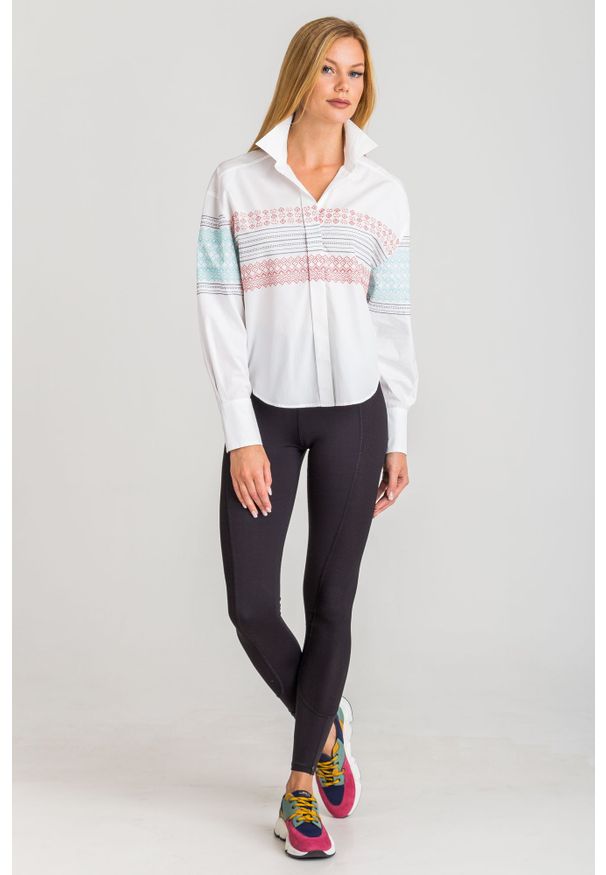 Sportmax Code - KOSZULA SILVIA SPORTMAX CODE. Materiał: materiał. Styl: sportowy, elegancki