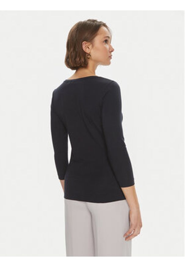 JOOP! Bluzka Taiia 30037596 Granatowy Regular Fit. Kolor: niebieski. Materiał: bawełna