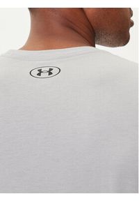 Under Armour T-Shirt Ua Gl Foundation Update Ss 1382915-011 Szary Loose Fit. Kolor: szary. Materiał: bawełna #4
