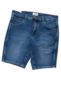 Wrangler - SPODENKI WRANGLER 5 PKT SHORT THE LOOK W14CKP117. Materiał: jeans #9