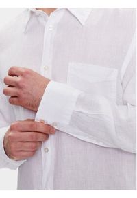 BOSS - Boss Koszula Relegant_6 50489344 Biały Regular Fit. Kolor: biały. Materiał: len