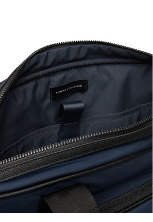 TOMMY HILFIGER - Tommy Hilfiger Torba na laptopa Th Repreve Computer Bag AM0AM13466 Granatowy. Kolor: niebieski. Materiał: materiał