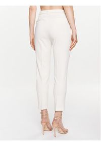 Pinko Spodnie materiałowe 100309 A0KD Écru Regular Fit. Materiał: syntetyk #4