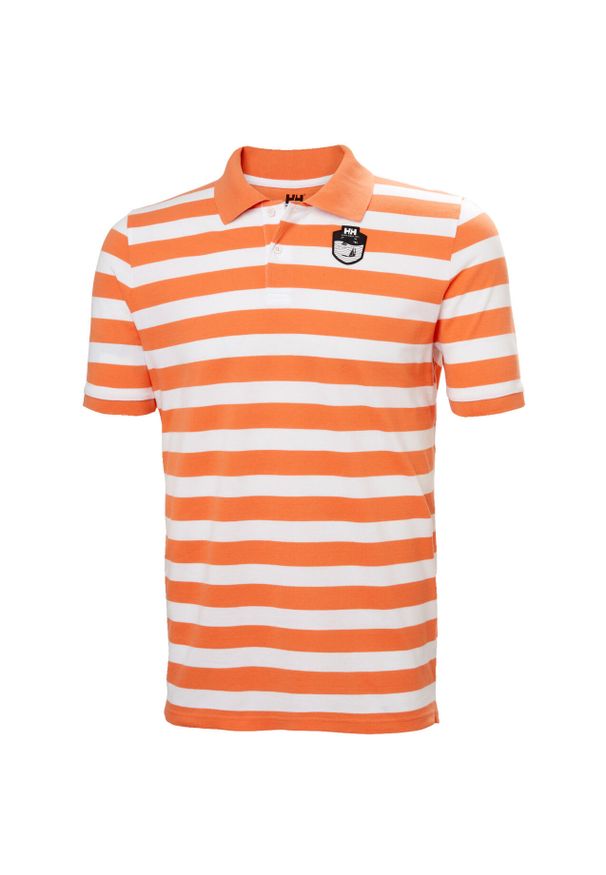 Polo Helly Hansen Marstrand. Typ kołnierza: polo. Kolor: pomarańczowy. Materiał: bawełna. Styl: klasyczny