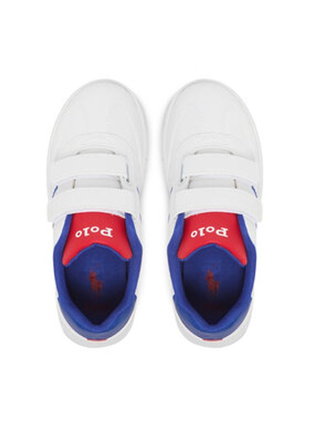 Polo Ralph Lauren Sneakersy RL02476104 Biały. Kolor: biały. Materiał: skóra