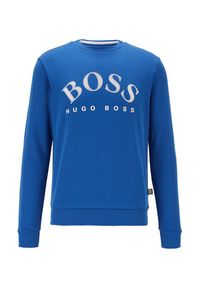 BOSS - Boss Bluza Salbo 50430547 Granatowy Regular Fit. Kolor: niebieski. Materiał: bawełna