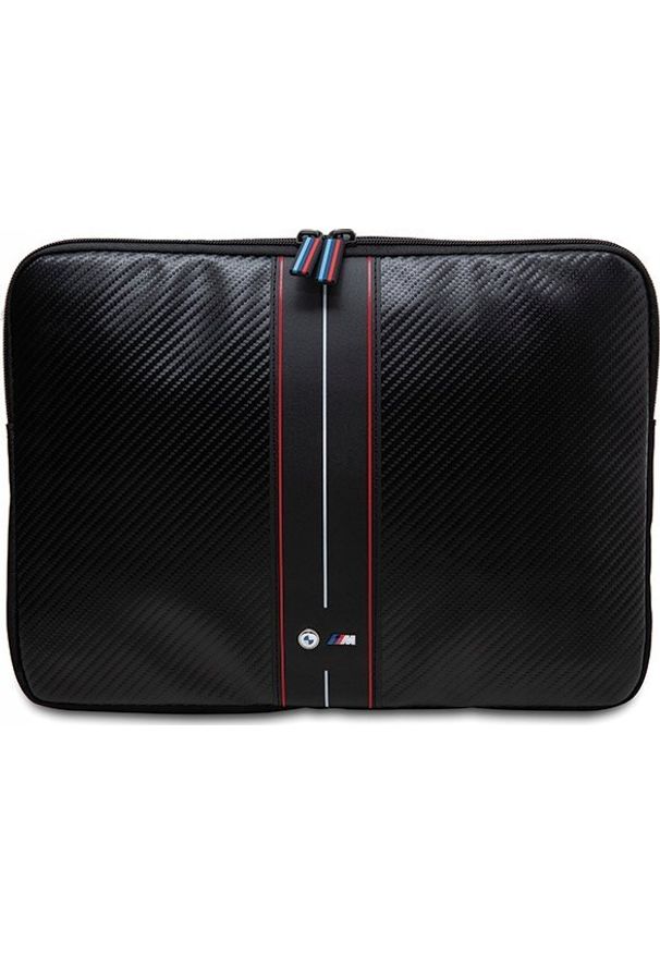 Etui BMW BMW Sleeve BMCS16COMSCAKR 16" czarny/black Carbon Red Stripes. Kolor: czarny