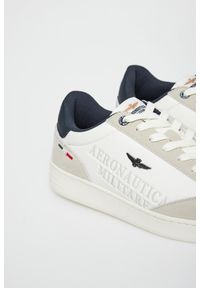 Aeronautica Militare - Sneakersy męskie skórzane AERONAUTICA MILITARE. Materiał: skóra #4