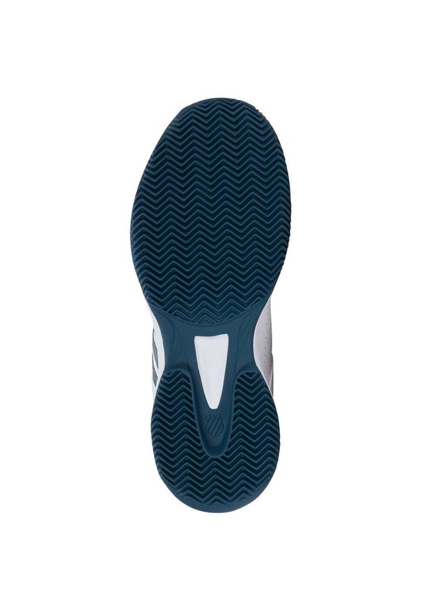 Buty do tenisa męskie K-Swiss Court Express Hb. Zapięcie: sznurówki. Kolor: biały, wielokolorowy, niebieski. Materiał: materiał, syntetyk. Szerokość cholewki: normalna. Sport: tenis