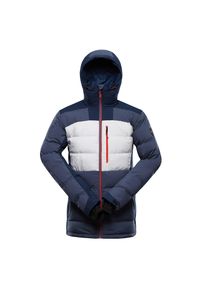 ALPINE PRO - Kurtka męska narciarska puchowa 10.000 Alpine Pro Ferer 2. Kolor: szary. Materiał: puch. Sezon: zima. Sport: narciarstwo #1