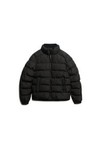 Kurtka puchowa Superdry. Kolor: czarny. Materiał: puch. Sezon: zima #1