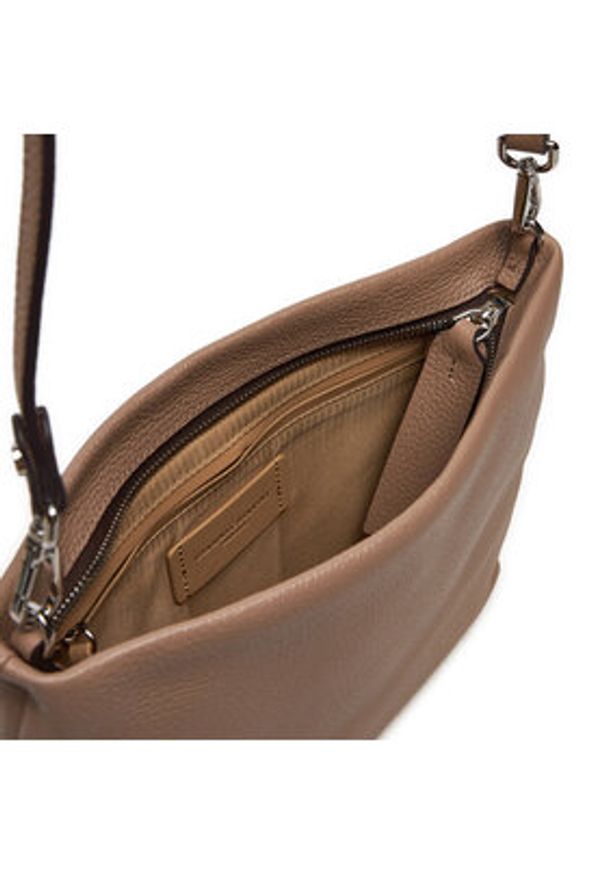 Gianni Chiarini Torebka Brenda BS 8265/COMM GRN Beżowy. Kolor: beżowy. Materiał: skórzane
