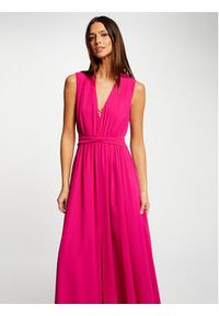 Morgan Sukienka wieczorowa 231-ROOL Różowy Regular Fit. Kolor: różowy. Materiał: syntetyk. Styl: wizytowy #4