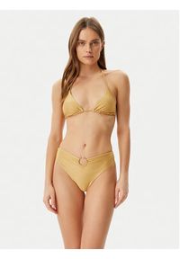 Guess Góra od bikini E4GJ18 KC632 Żółty. Kolor: żółty. Materiał: syntetyk