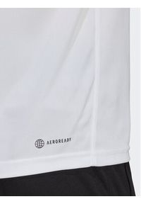 Adidas - adidas Polo Train Essentials Piqué 3-Stripes Training Polo Shirt IB8109 Biały Regular Fit. Typ kołnierza: polo. Kolor: biały. Materiał: syntetyk #2