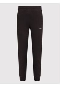 Calvin Klein Spodnie dresowe K20K20442 Czarny Regular Fit. Kolor: czarny. Materiał: dresówka, syntetyk #3