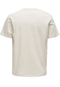 Only & Sons - ONLY & SONS T-Shirt Millenium 22018868 Biały Regular Fit. Kolor: biały #4