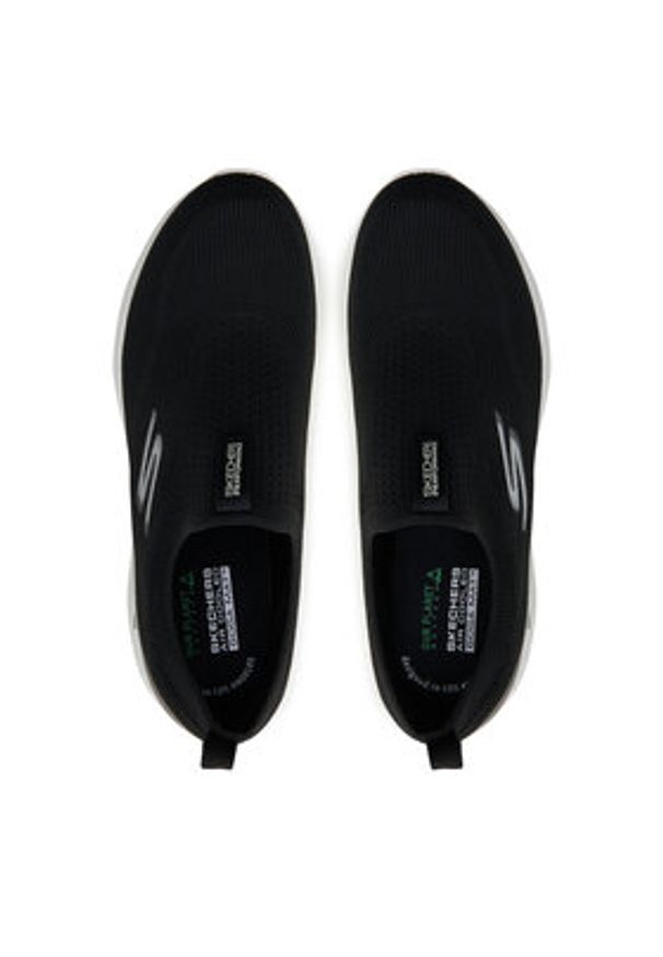 skechers - Skechers Buty do biegania Go Run Lite-Aurora Sky 129440/BKW Czarny. Kolor: czarny. Materiał: materiał, mesh. Sport: bieganie