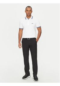 BOSS Polo Paddy 50469055 Biały Regular Fit. Typ kołnierza: polo. Kolor: biały. Materiał: bawełna #5