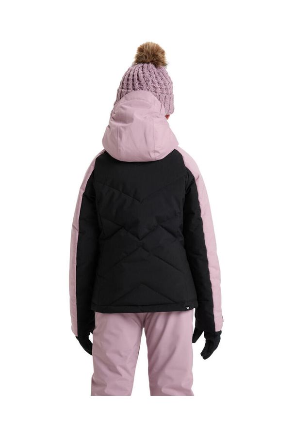 Roxy - Kurtka śniegowa techniczna dla Dziewczynki SNOWSYLVA 10K. Kolor: czarny. Sezon: zima. Sport: narciarstwo