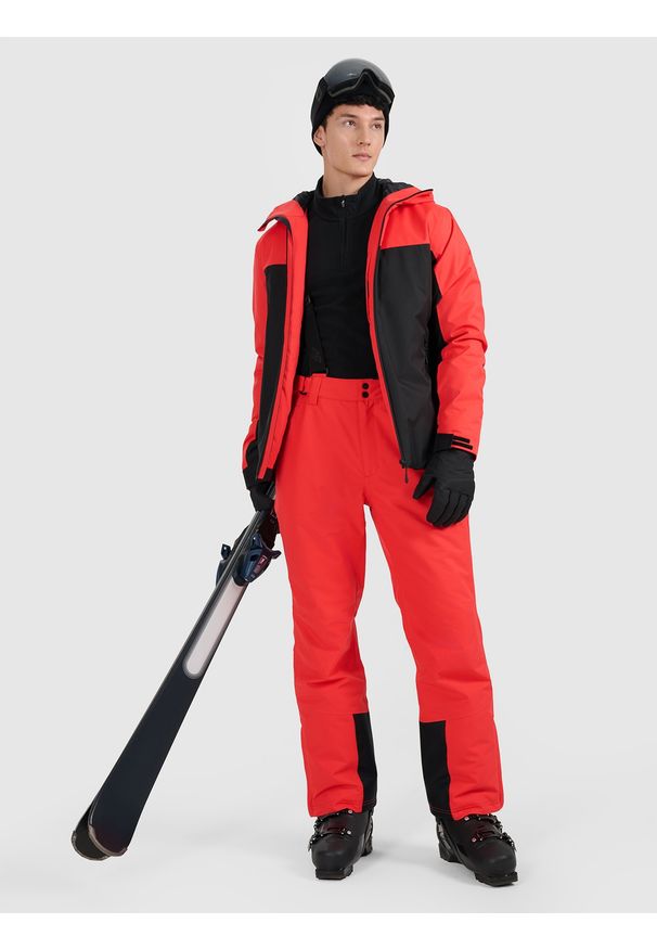 4f - 4F Kurtka narciarska membrana 5000 męska - multikolor XXL. Kolor: wielokolorowy. Materiał: poliester, materiał. Sezon: zima