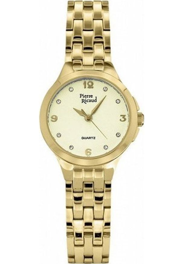 Zegarek Pierre Ricaud Zegarek damski Pierre Ricaud P21071.1171Q złoty. Kolor: złoty