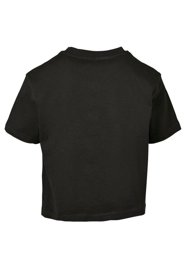 BUILD YOUR BRAND - Koszulka Z Dżerseju Dla Dziewcząt. Kolor: czarny. Materiał: jersey