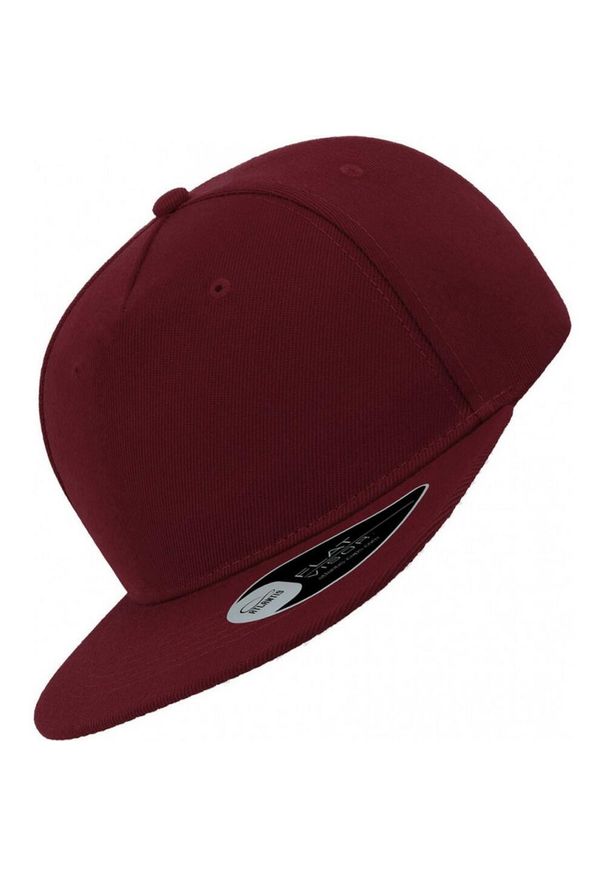 ATLANTIS - 5 Panel Snapback Baseball Cap. Kolor: czerwony, brązowy, wielokolorowy
