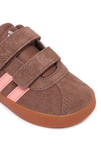 Adidas - adidas Sneakersy Vl Court 3.0 Shoes KK4584 Brązowy. Kolor: brązowy. Materiał: zamsz, skóra #2