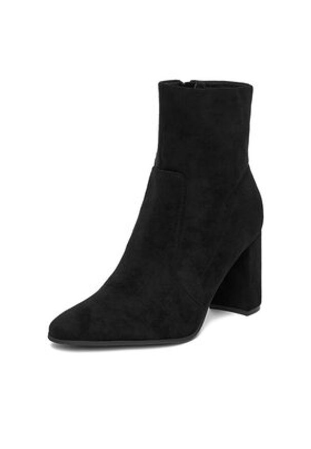 Jenny - JENNY Botki CEO-R25AW2401 Czarny. Kolor: czarny. Materiał: materiał