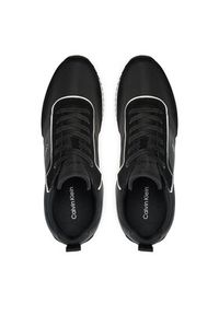 Calvin Klein Sneakersy Low Top Lace Up Mix HM0HM01554 Czarny. Kolor: czarny. Materiał: materiał #3