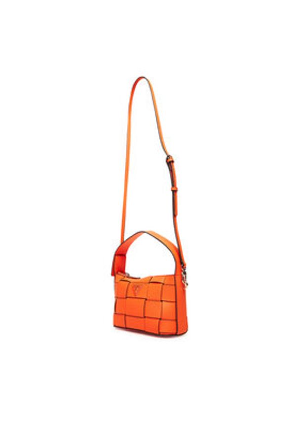 Guess Torebka Maylee Mini HWWG96 61720 Pomarańczowy. Kolor: pomarańczowy. Materiał: skórzane