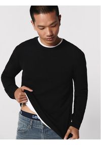 Only & Sons Sweter Panter 22016980 Czarny Regular Fit. Kolor: czarny. Materiał: bawełna. Wzór: motyw zwierzęcy #7