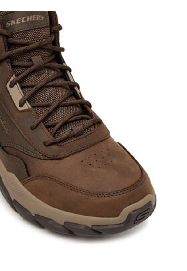 skechers - Skechers Trekkingi Santoro 205587 COC Brązowy. Kolor: brązowy. Materiał: skóra. Sport: turystyka piesza