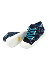 Befado obuwie dziecięce 218P059 niebieskie. Kolor: niebieski. Materiał: tkanina, bawełna #4