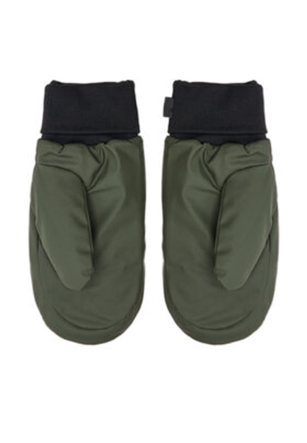 Rains Rękawiczki Alta Puffer Mittens 16070 Zielony. Kolor: zielony. Materiał: syntetyk
