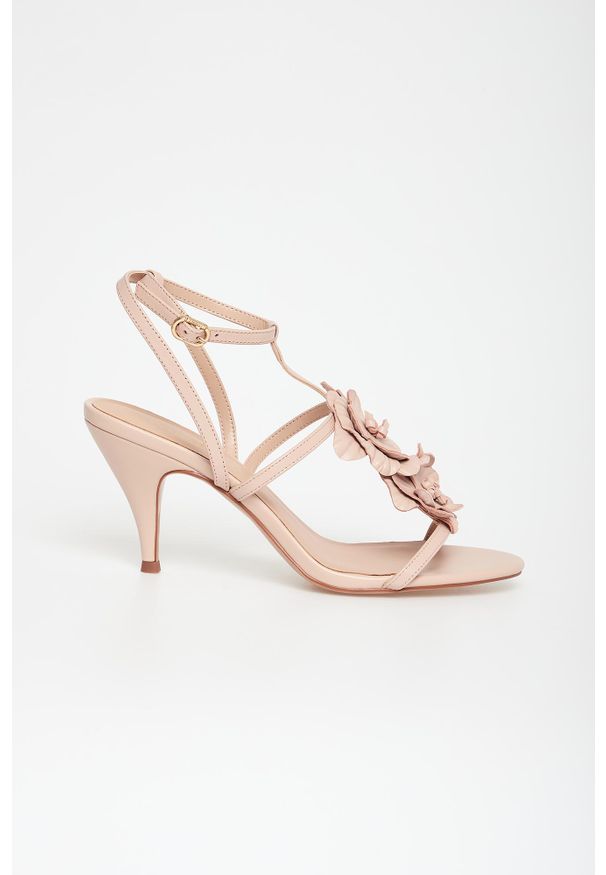 Twinset Milano - Sandały na szpilce damskie TWINSET. Obcas: na szpilce