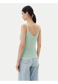 Vero Moda Top Peru 10326463 Zielony Regular Fit. Kolor: zielony. Materiał: bawełna #4