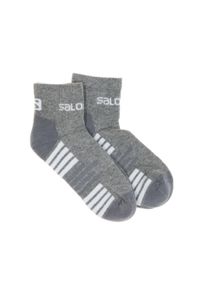 salomon - Skarpety sportowe bawełniane Salomon Active 2PAK. Kolor: szary. Materiał: bawełna
