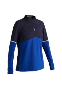 KIPSTA - Bluza piłkarska damska Kipsta T500. Kolor: niebieski. Materiał: materiał. Sport: piłka nożna #1