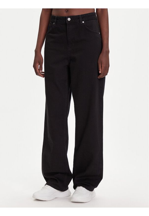 Hugo - HUGO Jeansy Leni_B 50548982 Czarny Loose Fit. Kolor: czarny