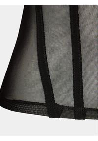Gina Tricot Bluzka 21551 Czarny Slim Fit. Kolor: czarny. Materiał: syntetyk