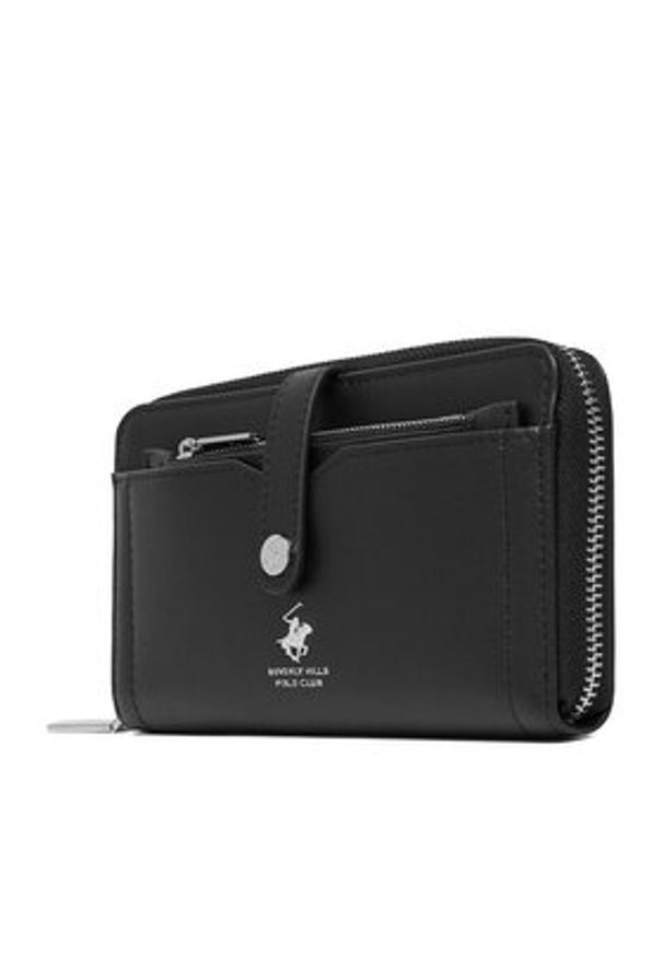 Beverly Hills Polo Club Portfel CEO-BHPC-W1-011-SS26 Czarny. Kolor: czarny. Materiał: materiał