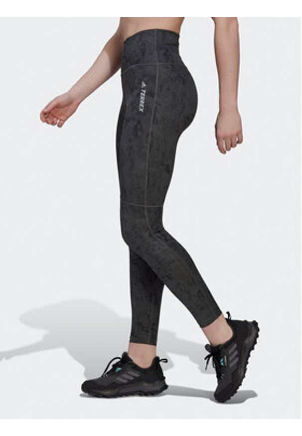 Adidas - adidas Legginsy Terrex HF3271 Szary Extra Slim Fit. Kolor: szary. Materiał: syntetyk